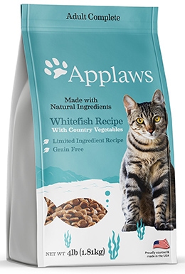 Applaws Adult Complete Whitefish Rezept Trockenfutter für Katzen