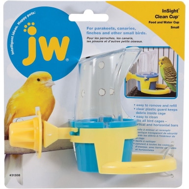 JW Pet InSight Clean Cup Vogelfutter & Wasserbecher