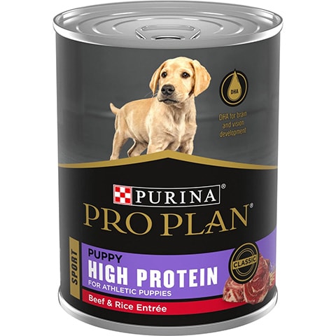 Purina Pro Plan Sport High Protein Food Rindfleisch & Reis nasses Hundefutter